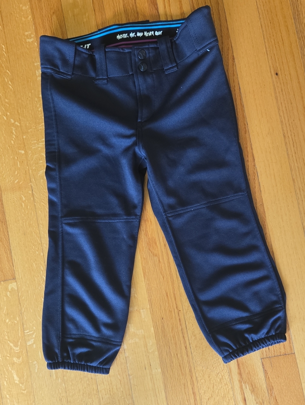 Kids Rip-It Black Softball Pants